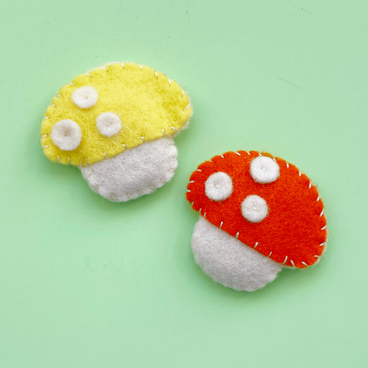 Felt Mushroom Magnet Sewing Kit