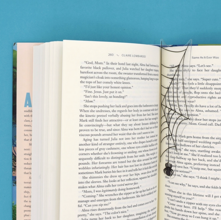 Spider Web Bookmark