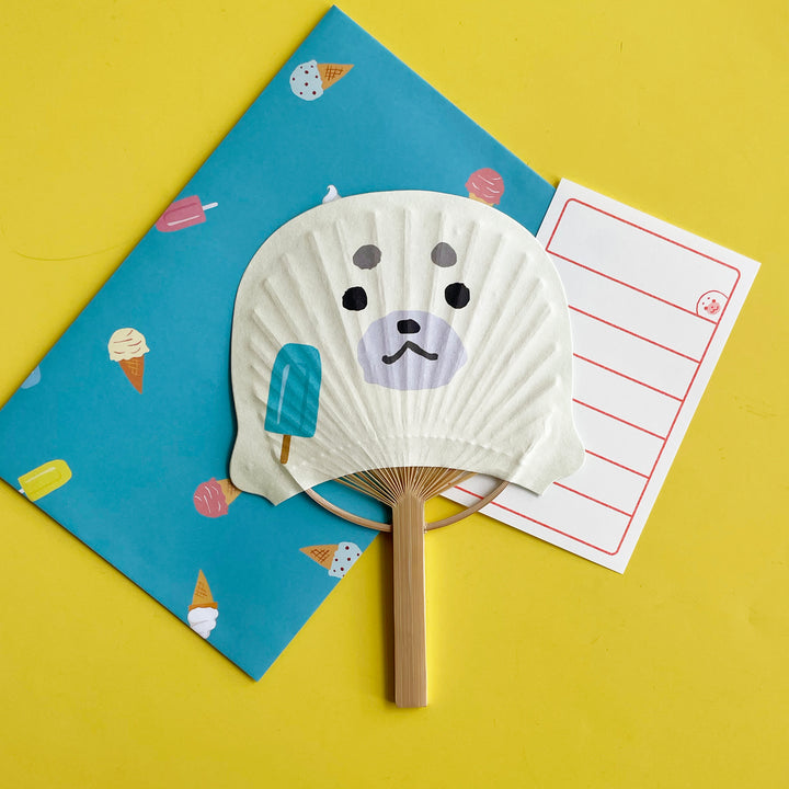 Under the Sea Fan Greeting Card