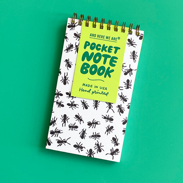 Ants Letterpress Spiral Notebook