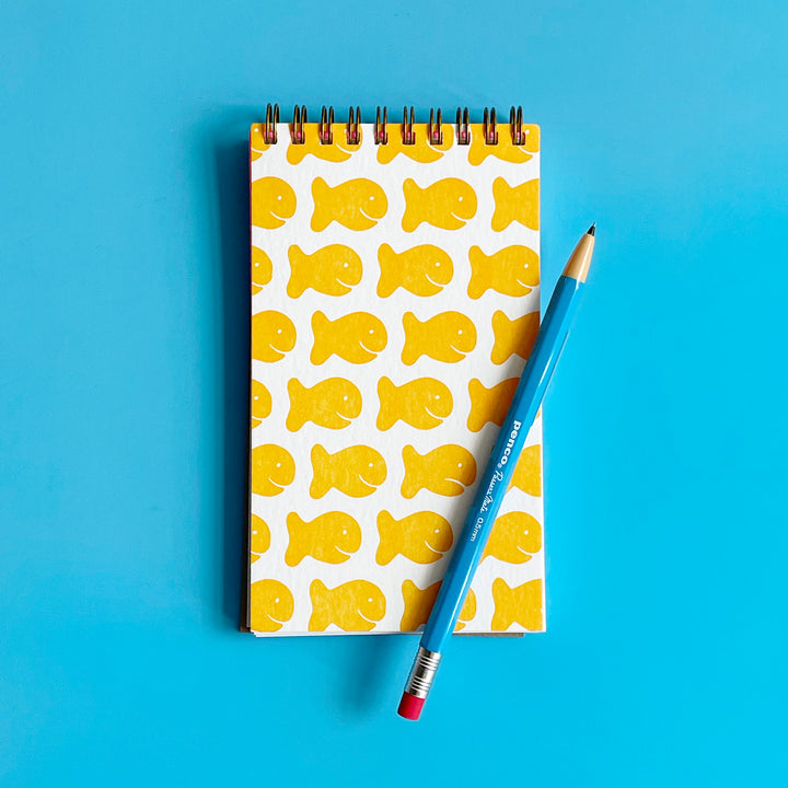 Goldfish Cracker Letterpress Spiral Notebook