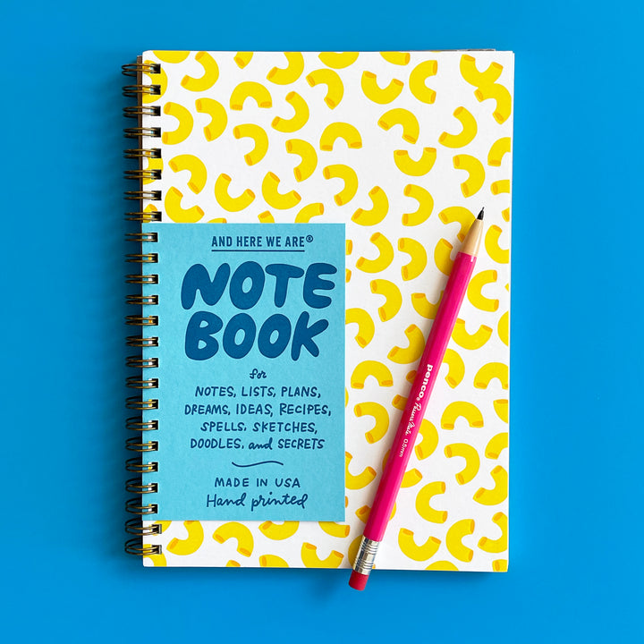 Macaroni Letterpress Spiral Notebook