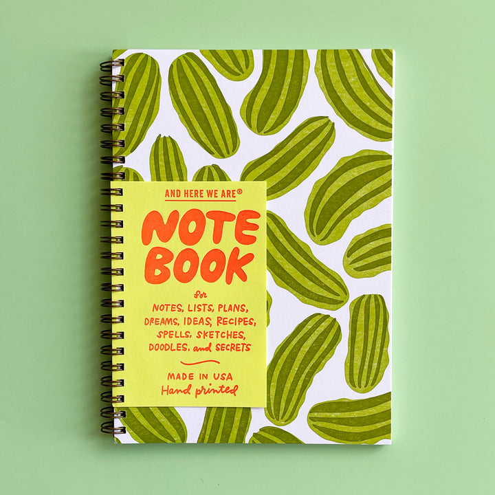 Pickles Letterpress Spiral Notebook