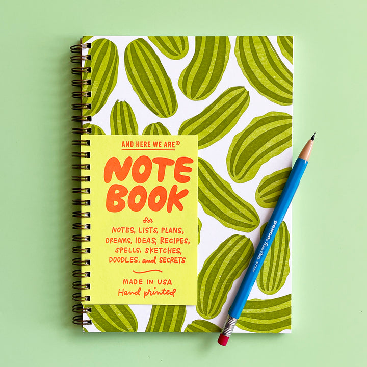 Pickles Letterpress Spiral Notebook