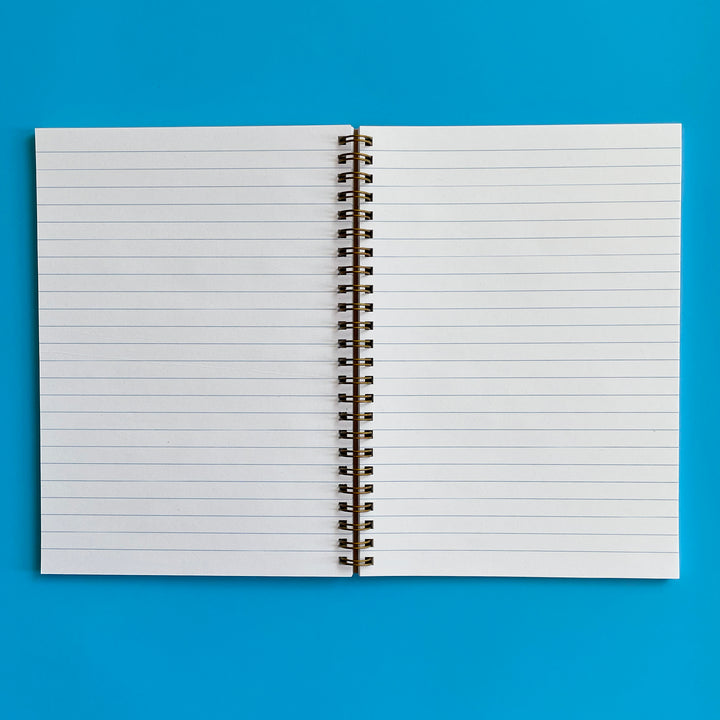 Strawberry Letterpress Spiral Notebook