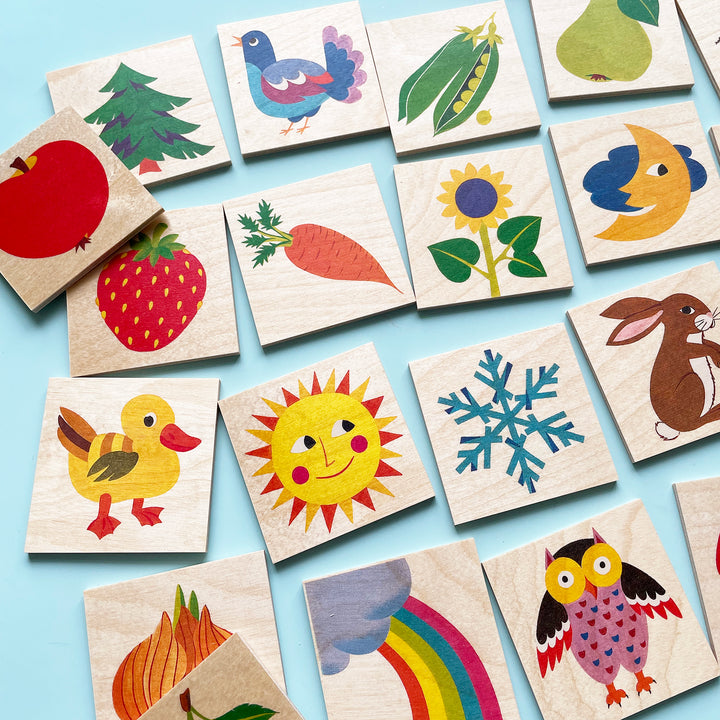 Wooden Memory Game