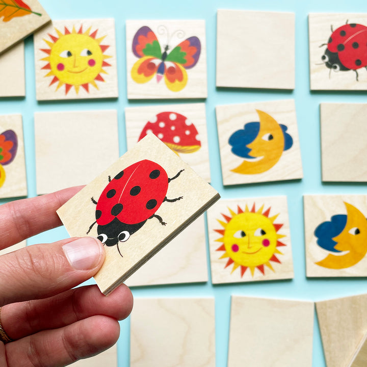 Wooden Memory Game