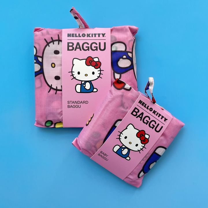 Hello Kitty Pink Floral Reusable Bag