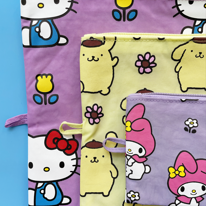 Hello Kitty and Friends Florals Go Pouch Set