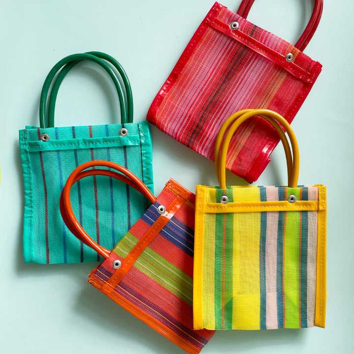 Patterned Party Bag with Gusset