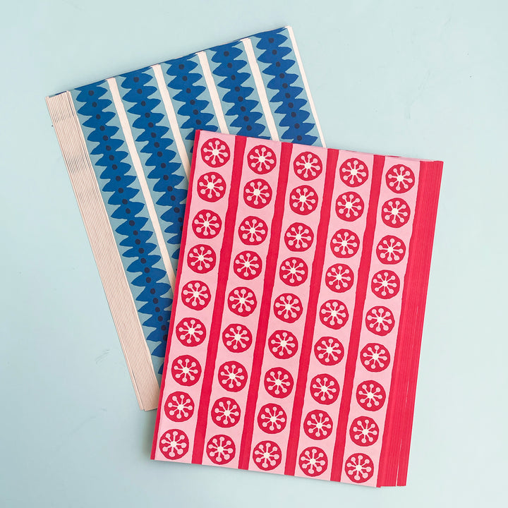 Pink and Blue Paper Chain