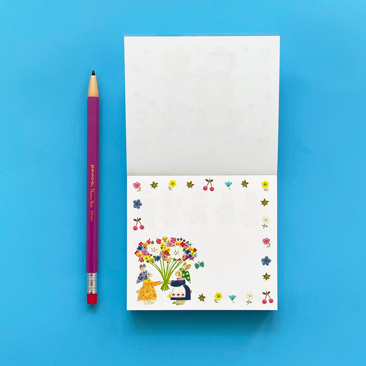 Aiko Fukawa Little Fluffy Friends Block Memo Pad