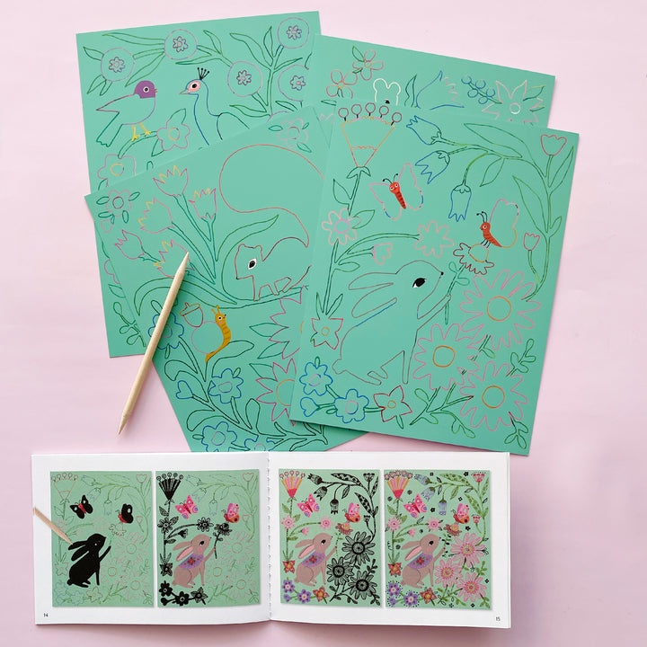 Spring Animals Scratch Cards