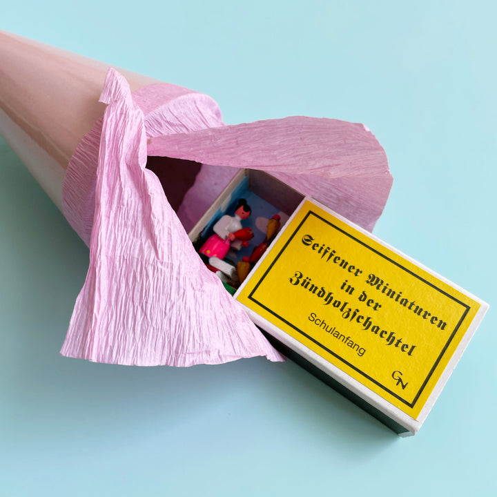 Back To School Matchbox Scene