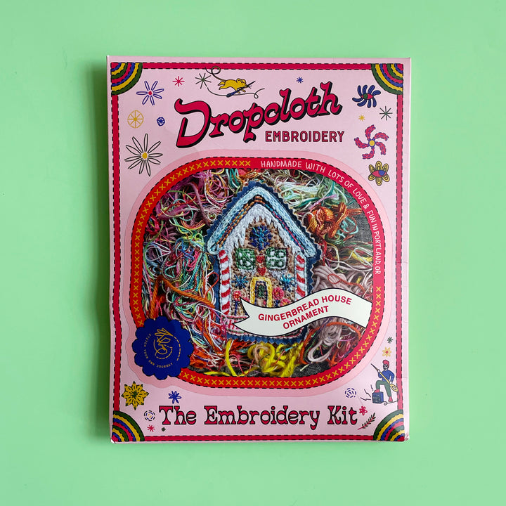 Gingerbread House Embroidery Kit