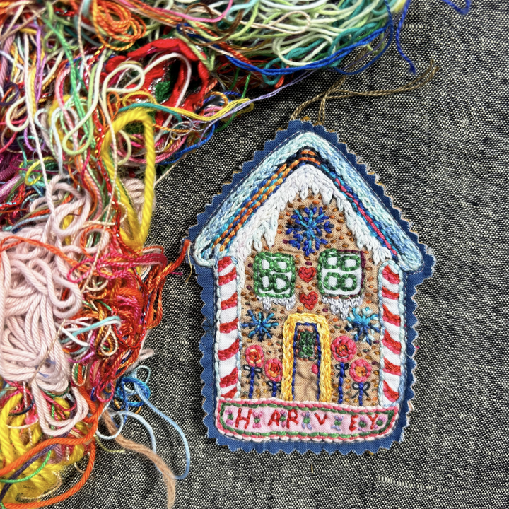 Gingerbread House Embroidery Kit