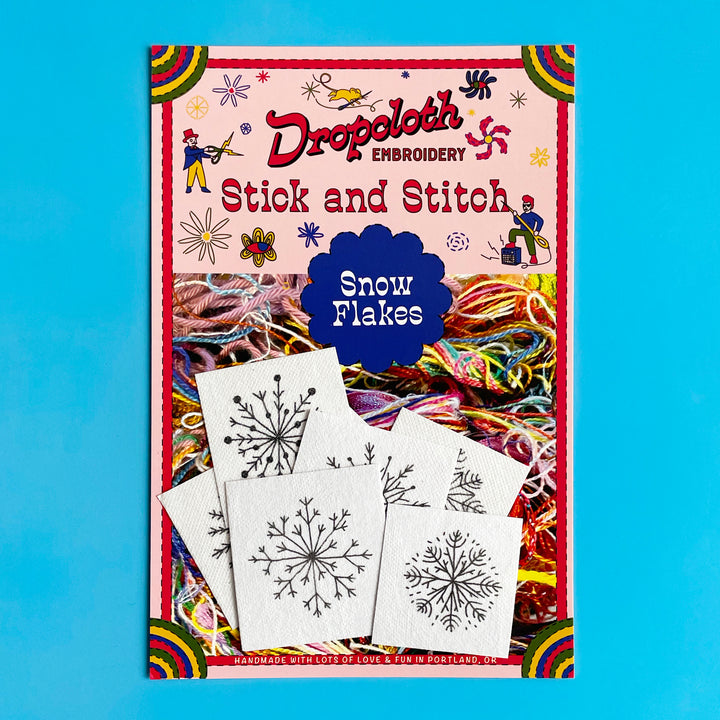 Snow Flakes Embroidery Pattern