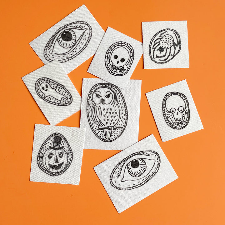 Spooky Stickies Embroidery Pattern