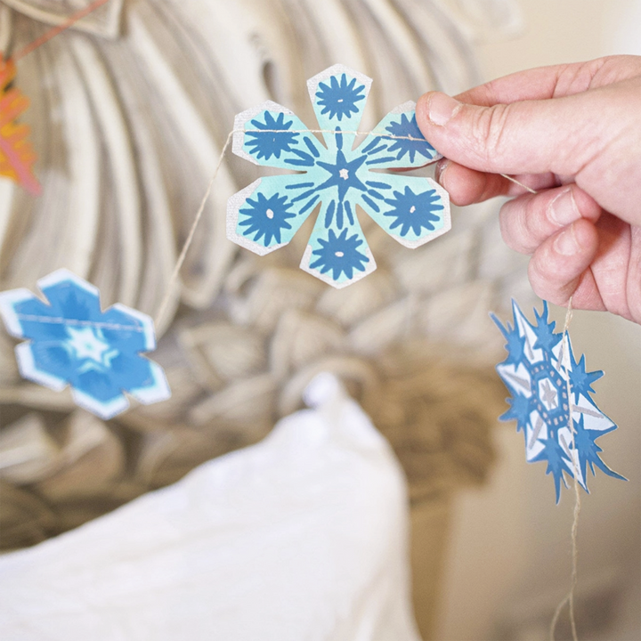 Snowflake Sewn Garland