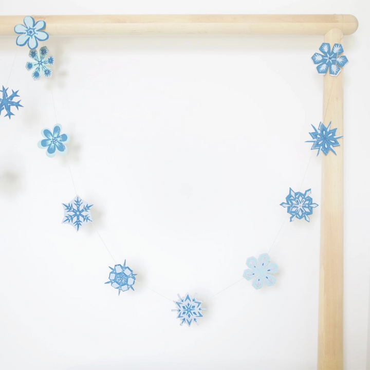 Snowflake Sewn Garland