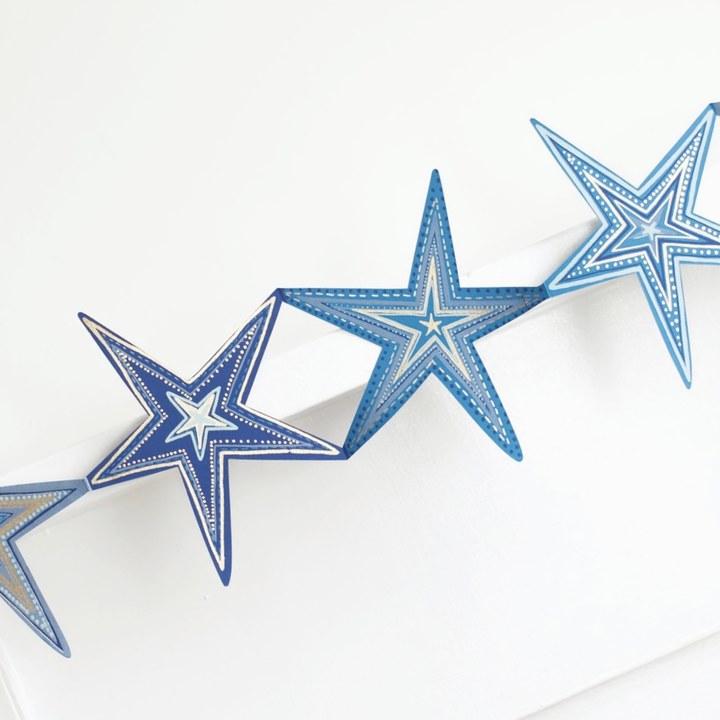 Star Concertina Garland