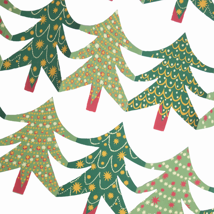 Christmas Tree Concertina Garland
