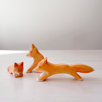Handcrafted Wood Fox