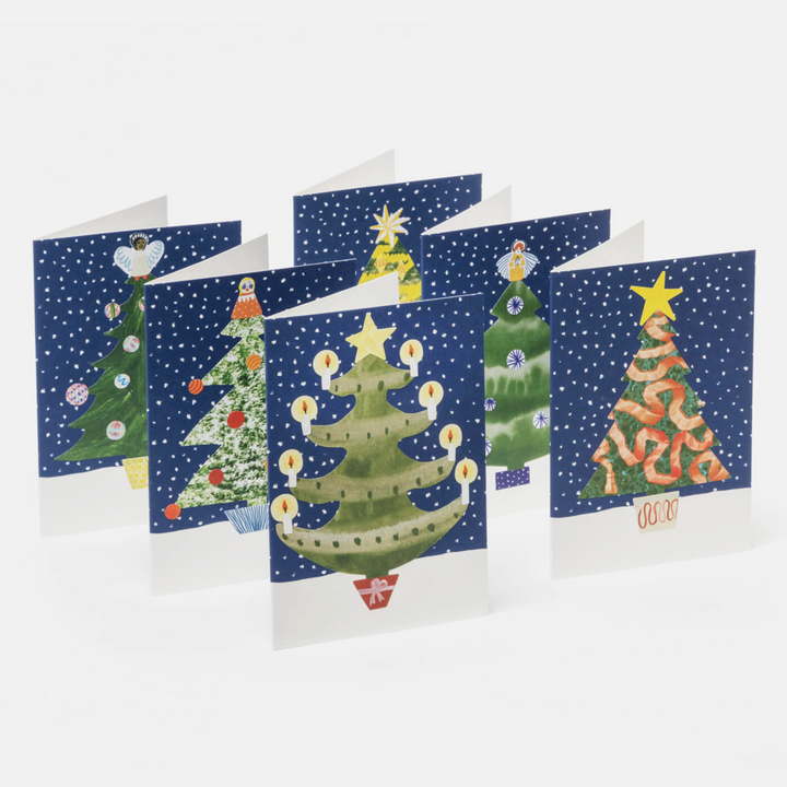 Make Your Own Christmas Tree Cards