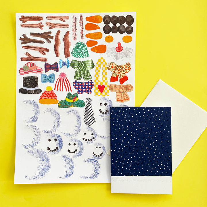Make Your Own Snowman Cards