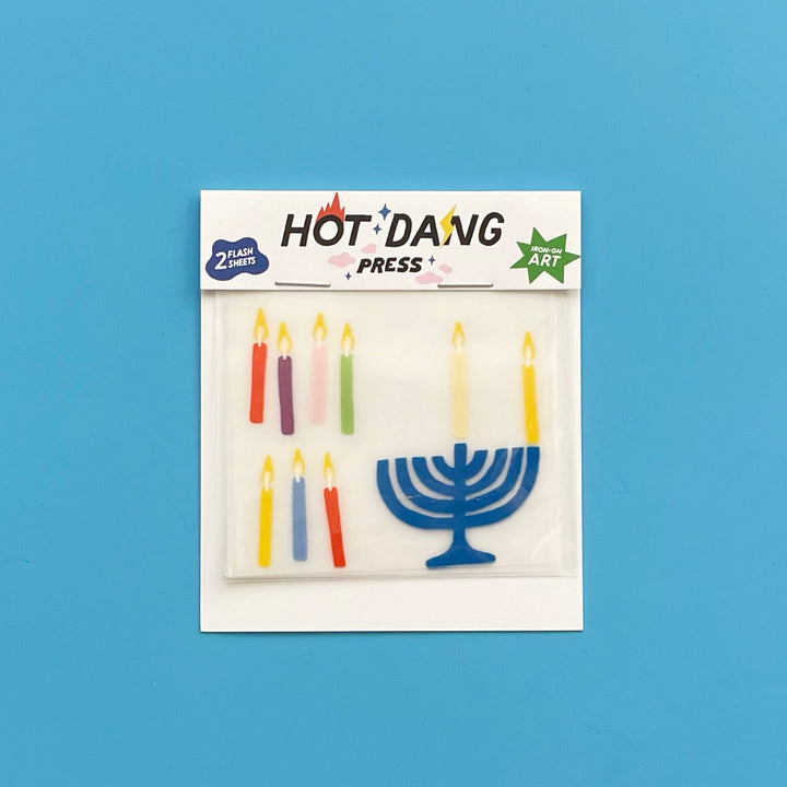 DIY Menorah Iron-On