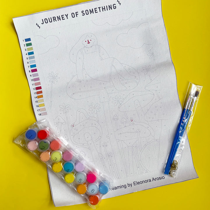 Mushroom Dreaming Paint By Number Kit