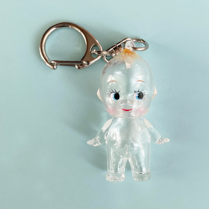 Clear Kewpie Doll Keychain