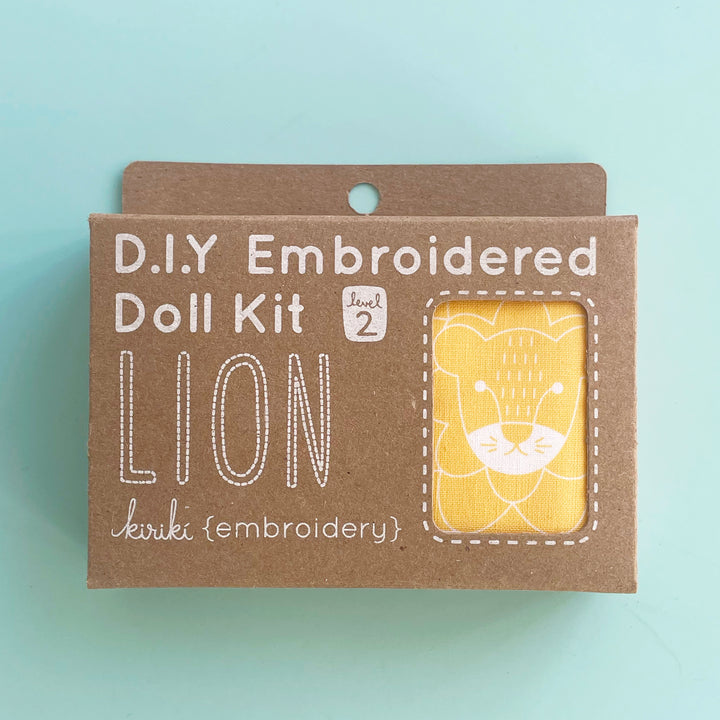 Lion Embroidery Kit