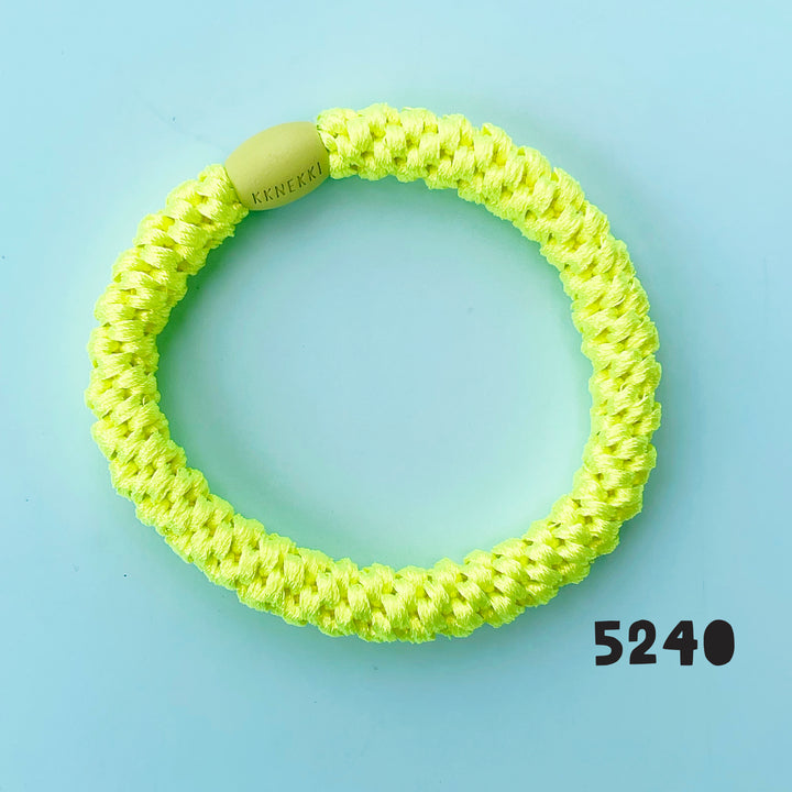 Colorful Solids Hair Tie Bracelet Singles