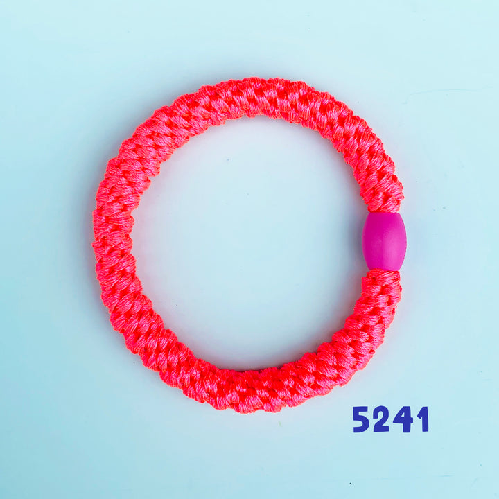 Colorful Solids Hair Tie Bracelet Singles