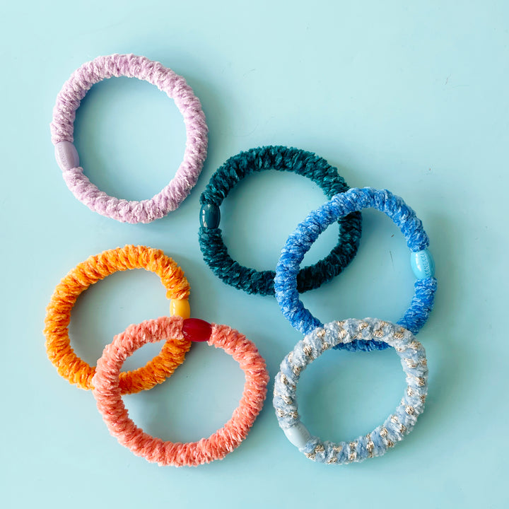 Colorful Solids Hair Tie Bracelet Singles