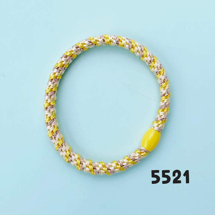Thin Rainbow Hair Tie Bracelet Singles