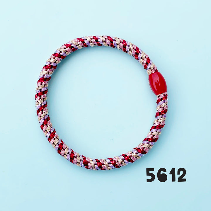 Thin Rainbow Hair Tie Bracelet Singles