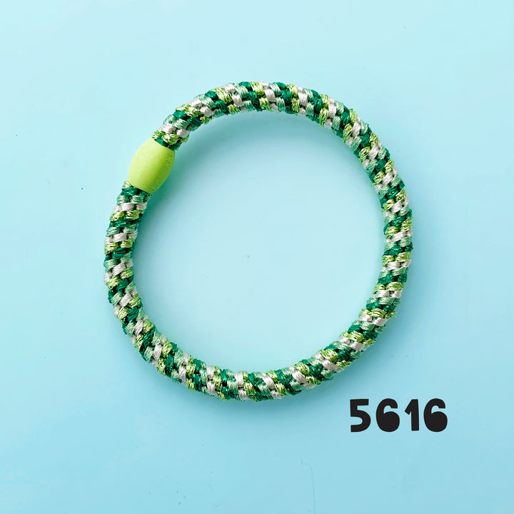 Thin Rainbow Hair Tie Bracelet Singles