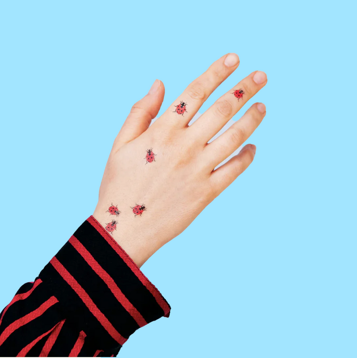 Ladybug Trio Tattoo