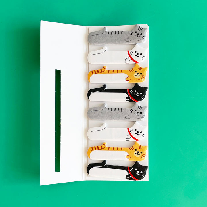 Set of Cat Sticky Tab Notes