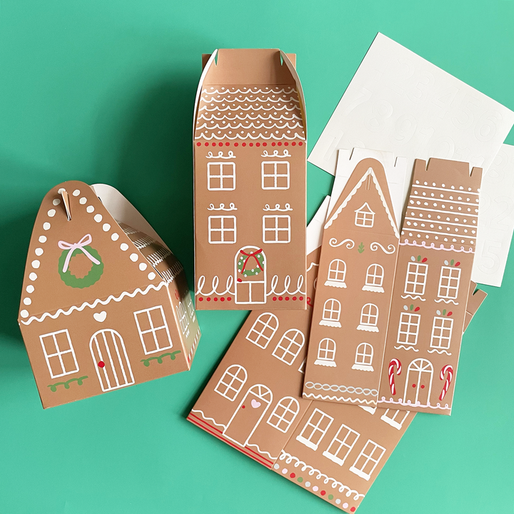 Gingerbread House Fillable Advent Calendar