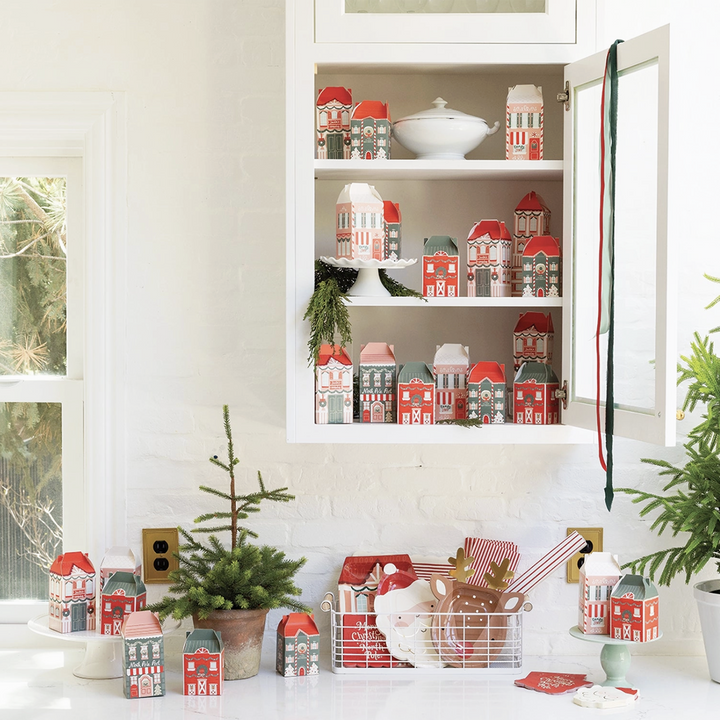 North Pole House Fillable Advent Calendar