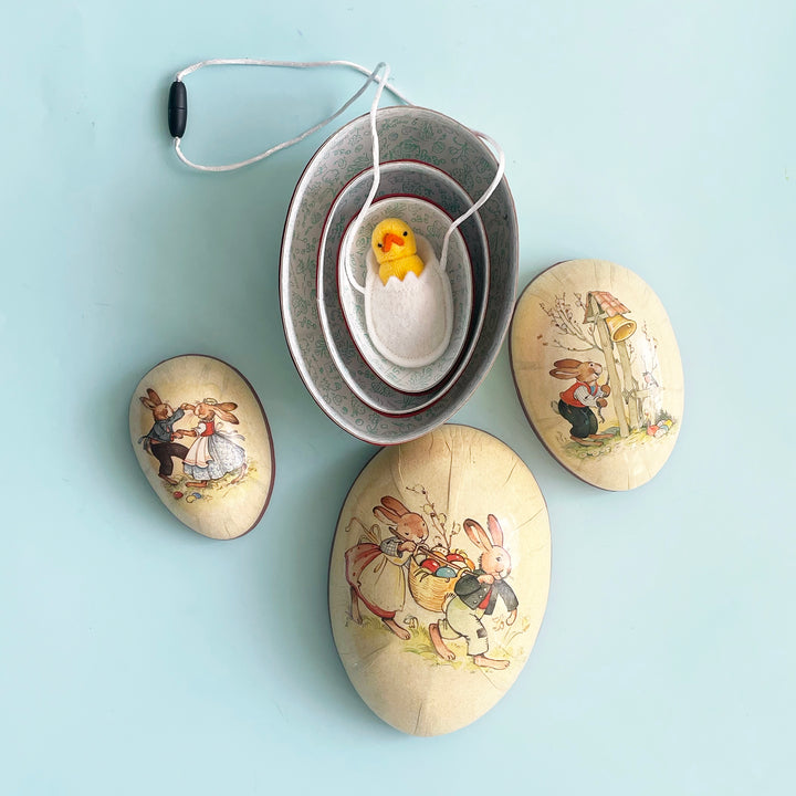Playful Bunnies Egg Gift Box