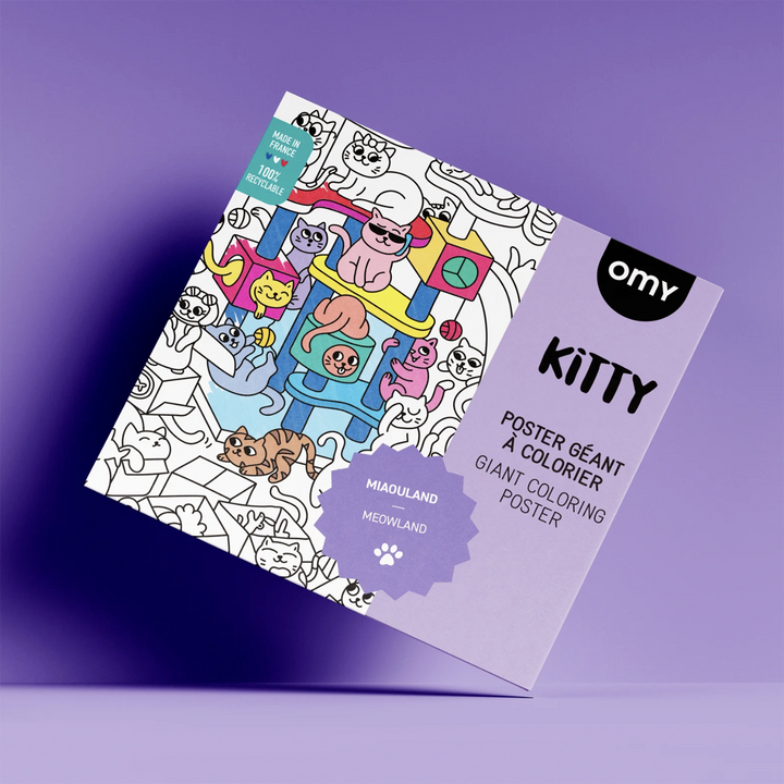 Kitty Giant Coloring Poster
