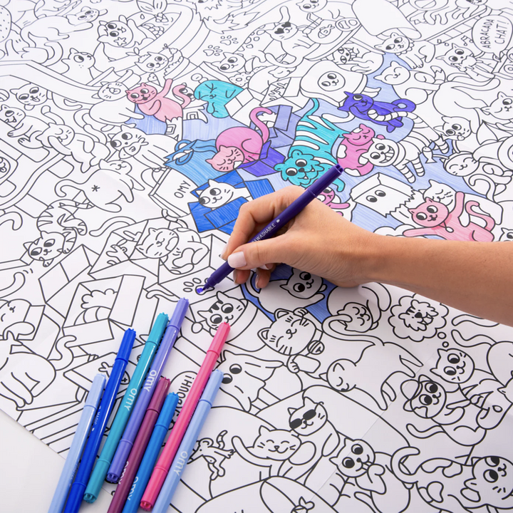 Kitty Giant Coloring Poster