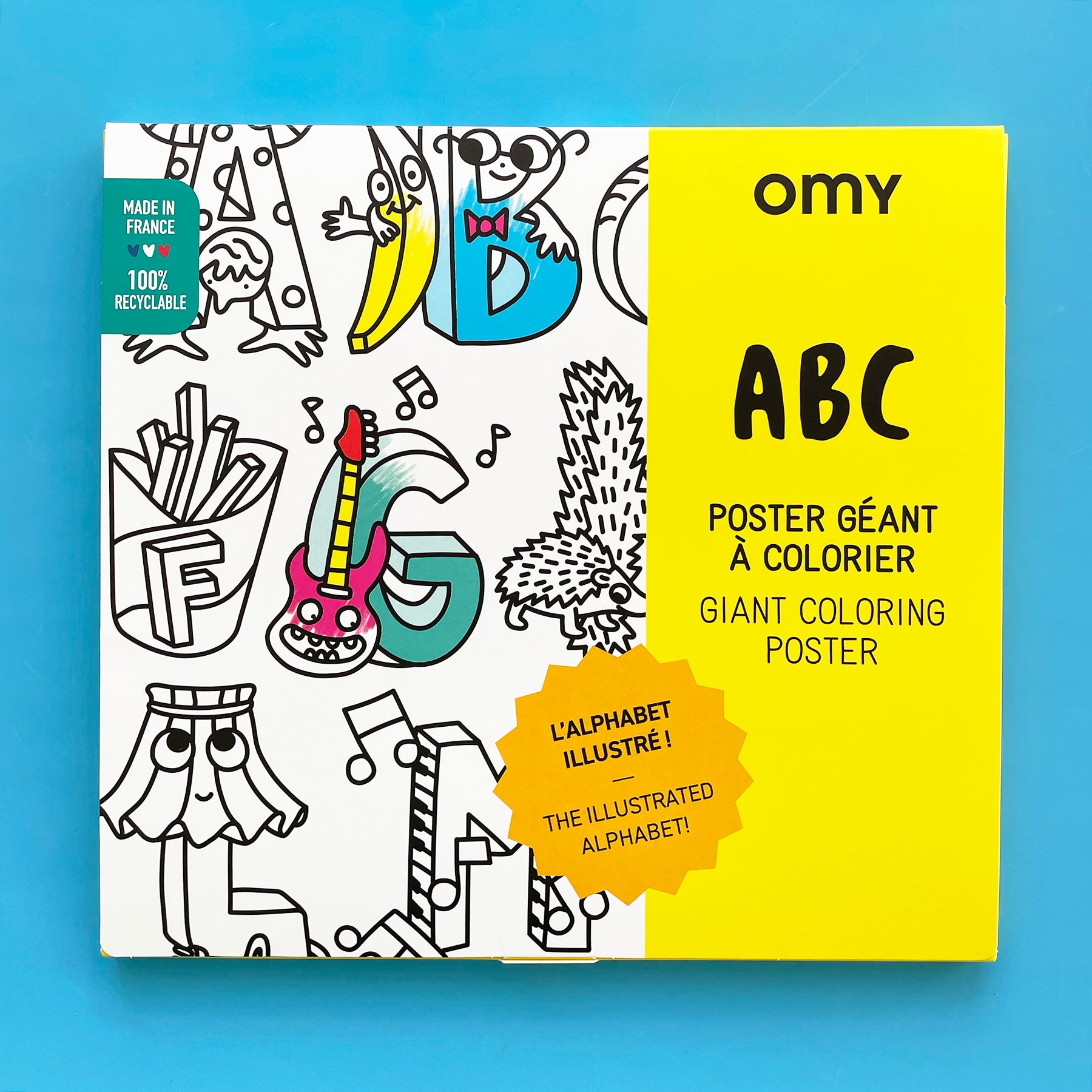 ABCs Giant Coloring Poster Fair Play Projects