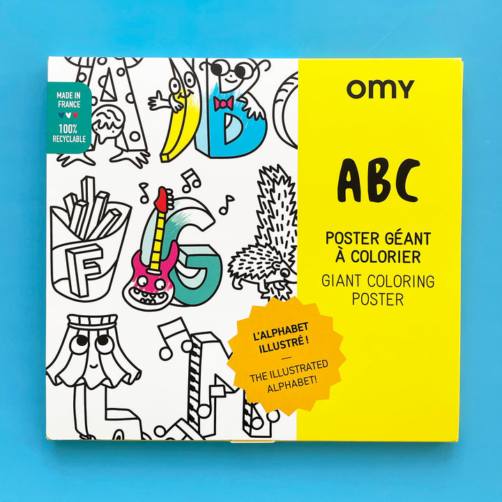 ABCs Giant Coloring Poster