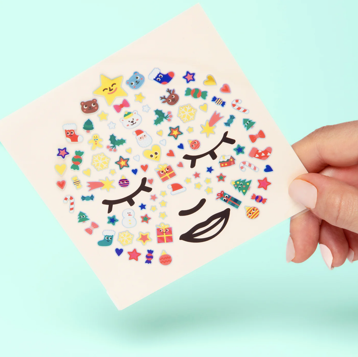Christmas Face Stickers
