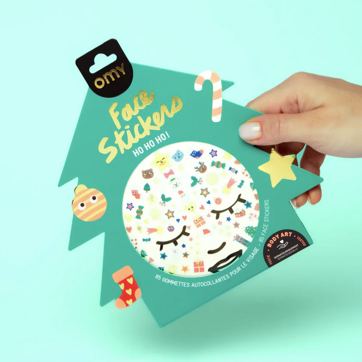 Christmas Face Stickers